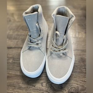 Quattro CU4TRO CNR1002 NORRIS Norris suede high-top sneakers gray